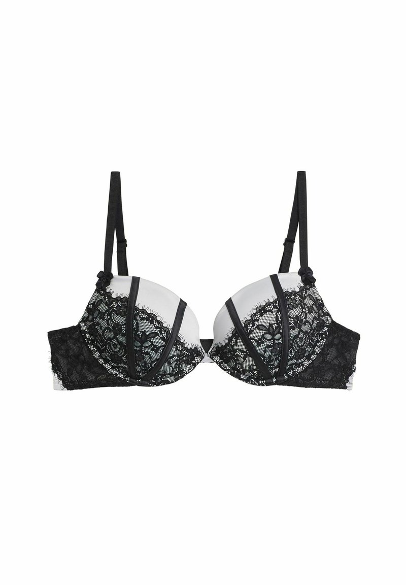 Reggiseno Push Up Senza Cuciture AZERTEX Les Essenzielles - Confezione Da 2 In Microfibra Morbidissima, Colori: Nero, Bianco, Carne - 2