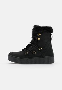 Tommy Hilfiger Stivaletti con plateau - black