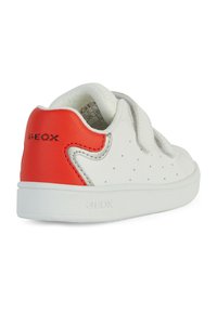 Geox ECLYPER LEA - Scarpe primi passi - white red
