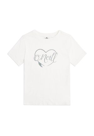 ESSENTIALS - TEES SHORTSLEEVE  - T-shirt med print - snow white