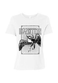 Paradiso Clothing LED ZEPPELIN ICARUS BURST SKINNY FIT - Print T-shirt - white