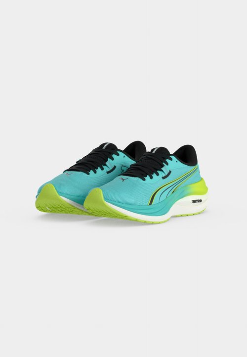 PUMA ELECTRIFY NITRO 5 JR UNISEX - Road running shoes - intense mint/sunny lime/black/mint tea/white — foto 3