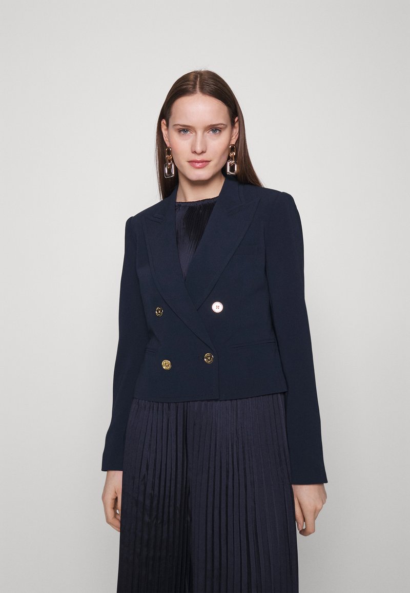 MICHAEL Michael Kors FITTED DB CROP BLAZER Blazer midnightblue