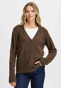 Fransa FRELISE - Cardigan - rain drum melange
