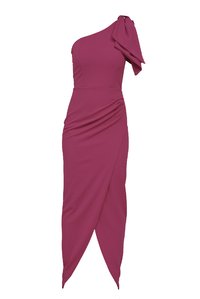 WAL G TALL ROBINA BOW ONE SHOULDER MAXI - Koktel haljina / svečana haljina - aubergine