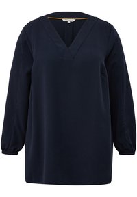 Triangle - MIT V AUSSCHNITT - Bluza - navy Miniaturna slika 1