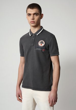 GANDY - Polo shirt - dark grey solid