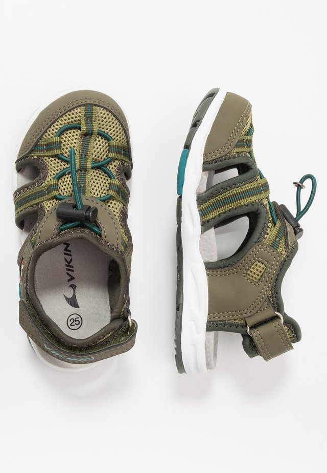 THRILL UNISEX - Trekkingsandale - olive/huntinggreen