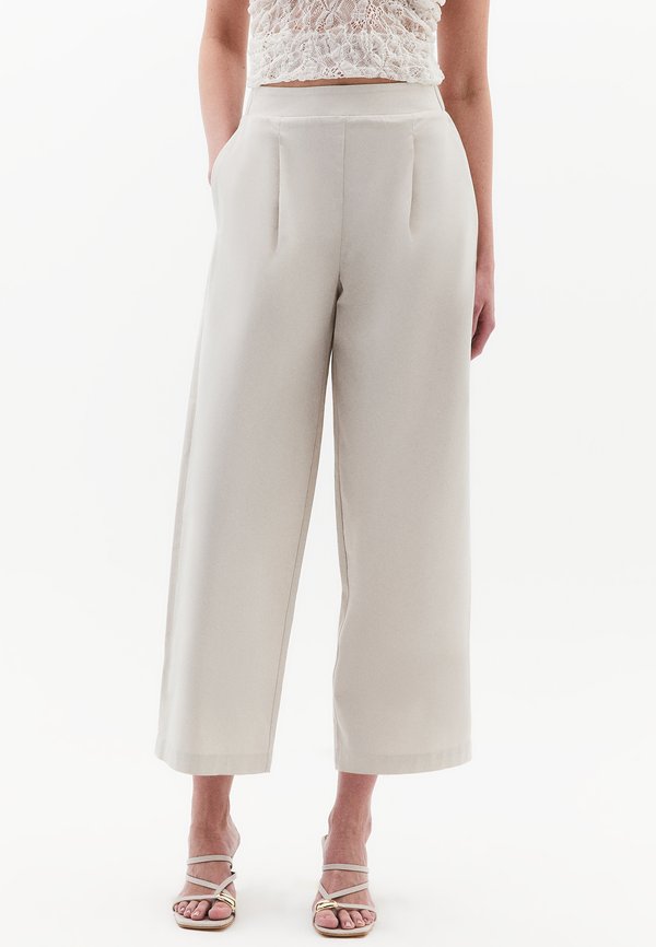 MIT HOHER TAILLE - Stoffhose - ancient scroll