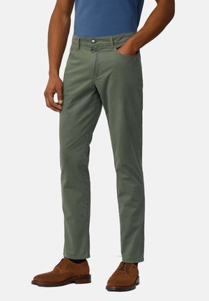 Straight leg jeans - thyme green