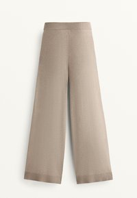 10% CASHMERE STRAIGHT KNIT - Pantaloni - beige