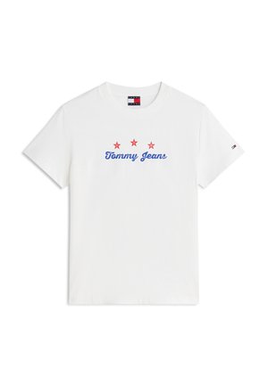 Tommy Jeans, - T-shirt z nadrukiem