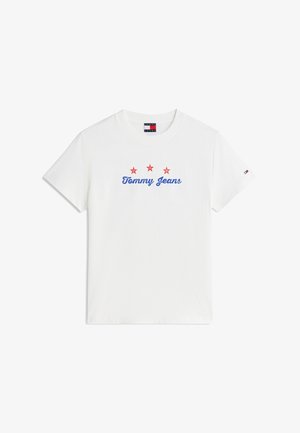Tommy Jeans, - T-shirt z nadrukiem