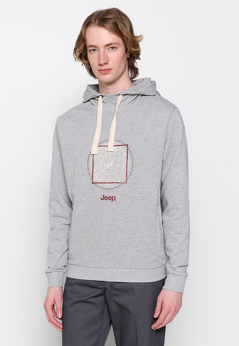 Jeep Hoodie lichtgrijs