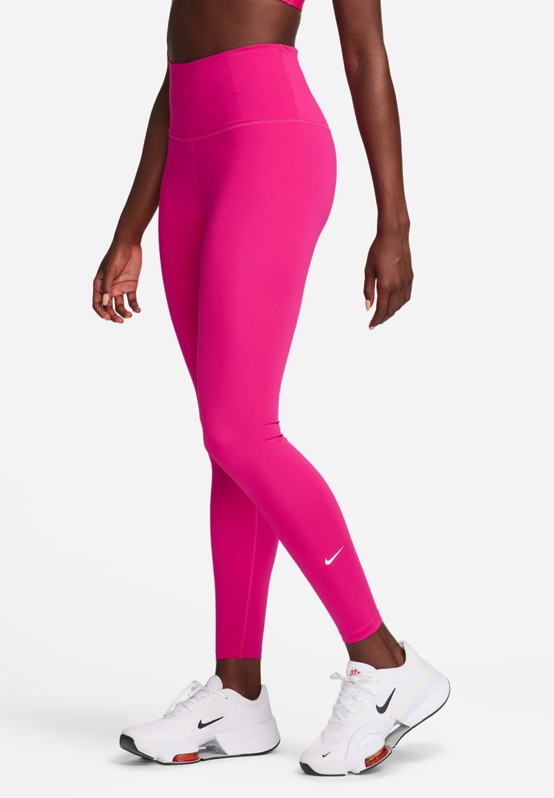 Nike Performance ONE - Tights - fireberry white