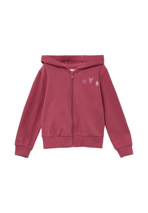 Sweat zippé - himbeere
