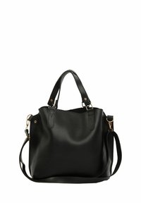 THREE COMPARTMENT SHOULDER BAG - Käekott - black