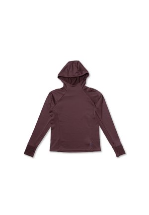 Brooks, MOMENTUM THERMAL HOODIE - Maglietta a manica lunga - cocoa