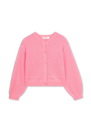 OPENWORK GEBREID  - Vest - rose fluo