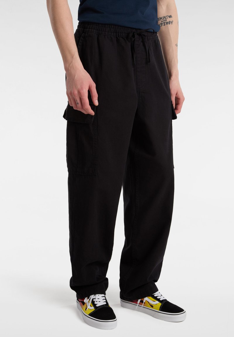 Vans - RANGE BAGGY TAPERED ELASTIC - Cargohose - black, Vergrößern