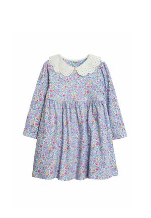 JoJo Maman Bébé AUTUMN FLORAL BRODERIE COLLAR - REGULAR FIT - Denní šaty - lilac