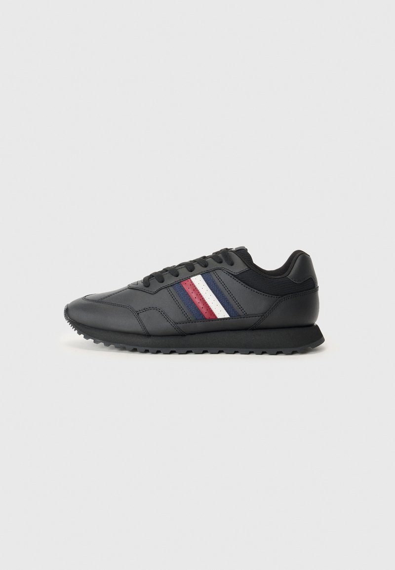 Tommy Hilfiger NEW EVA LTH - Matalavartiset tennarit - black