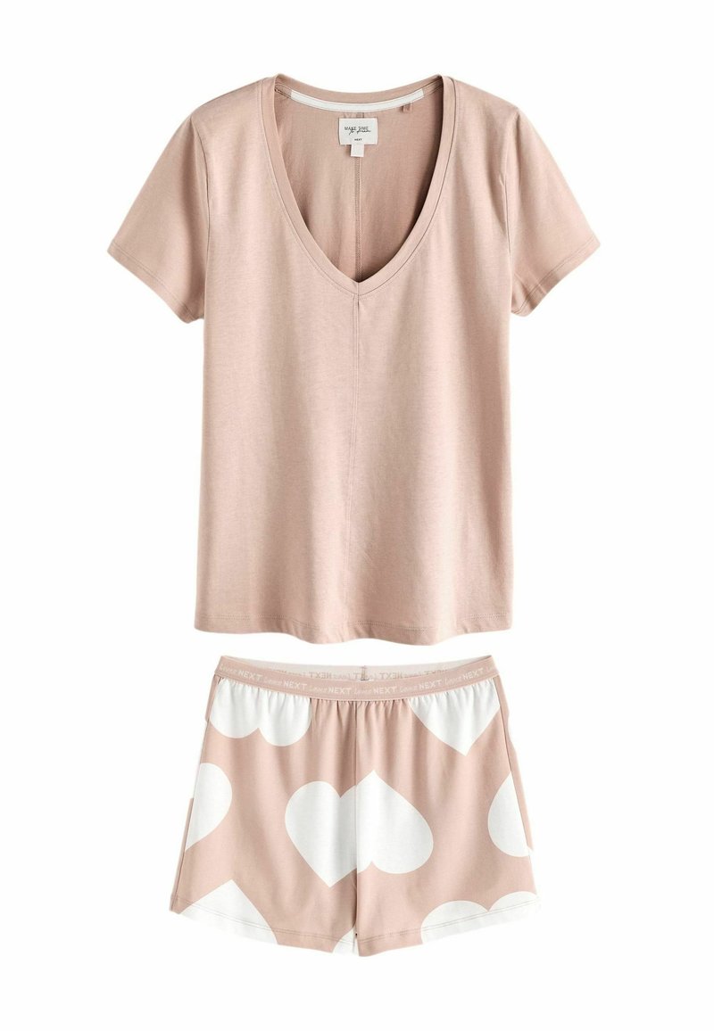 Next SHORT SLEEVE  - REGULAR FIT SET - Set lenjerie de noapte - pink heart