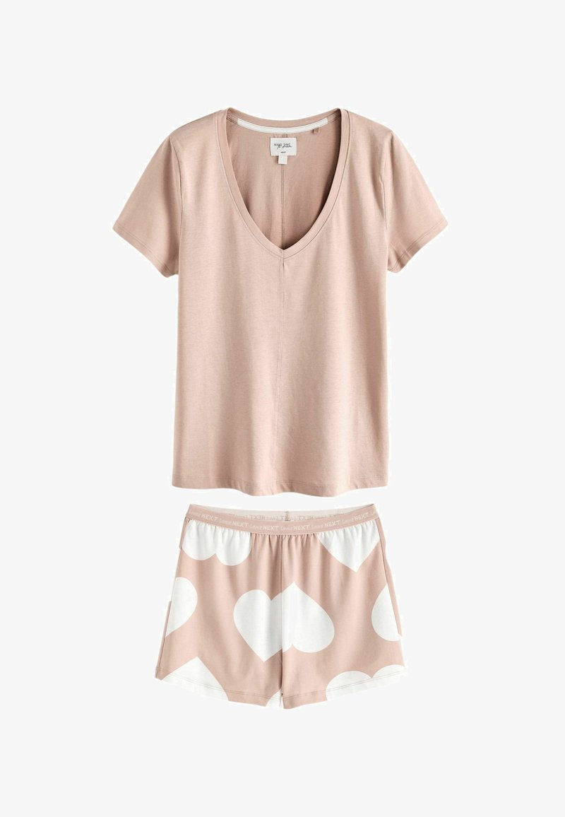 Next SHORT SLEEVE - REGULAR FIT SET - Nachtwäsche Set - pink heart