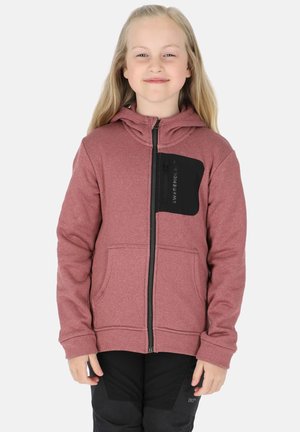 TRONDHEIM STRETCH FULL HOOD - Sweatjakke - dusty rose melange
