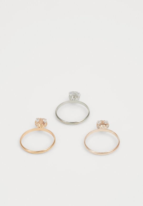 DOLORING 3 PACK - Ring - metallic multi2