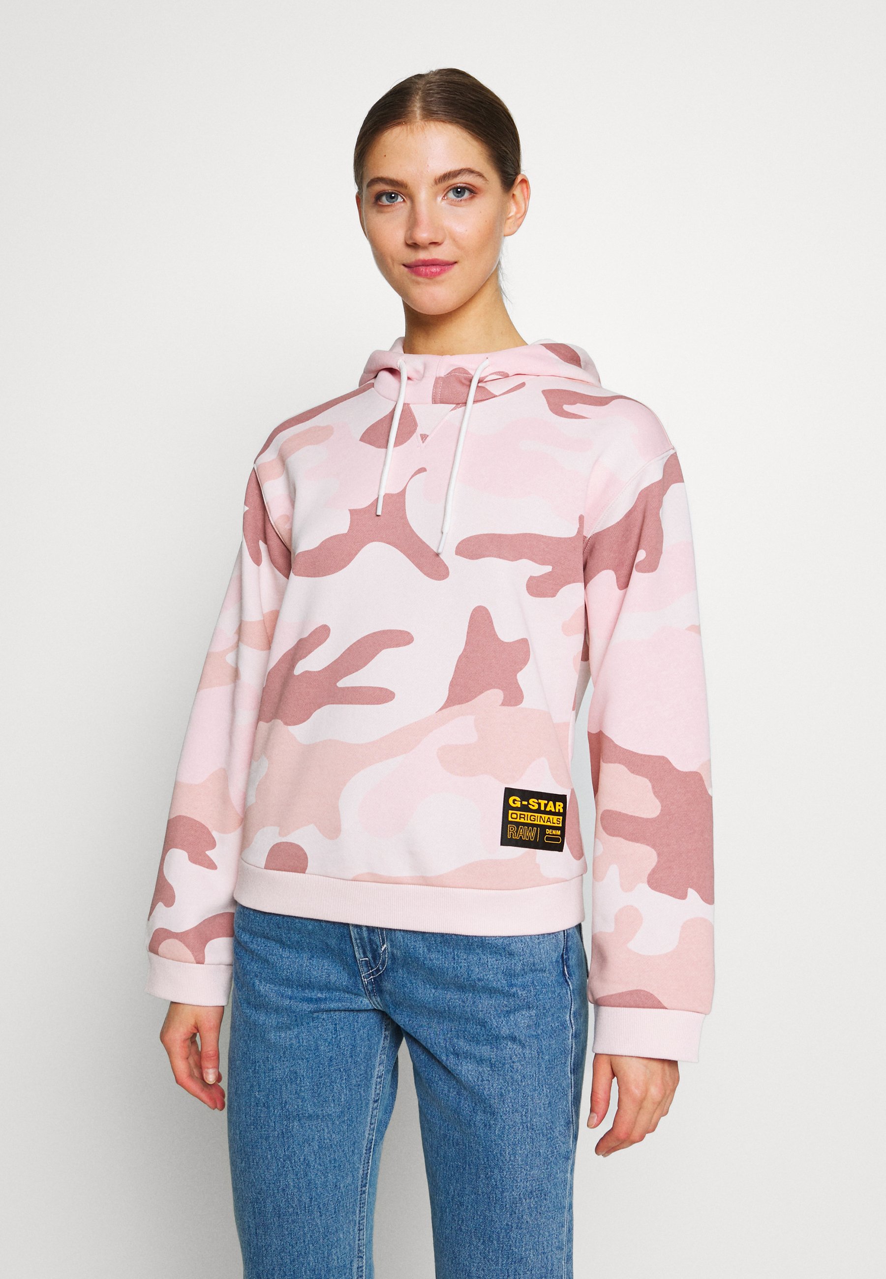 G Star BILBI BOX LOGO Hoodie pinkroze Zalando.nl G Star Sweater pinkroze Zalando.nl