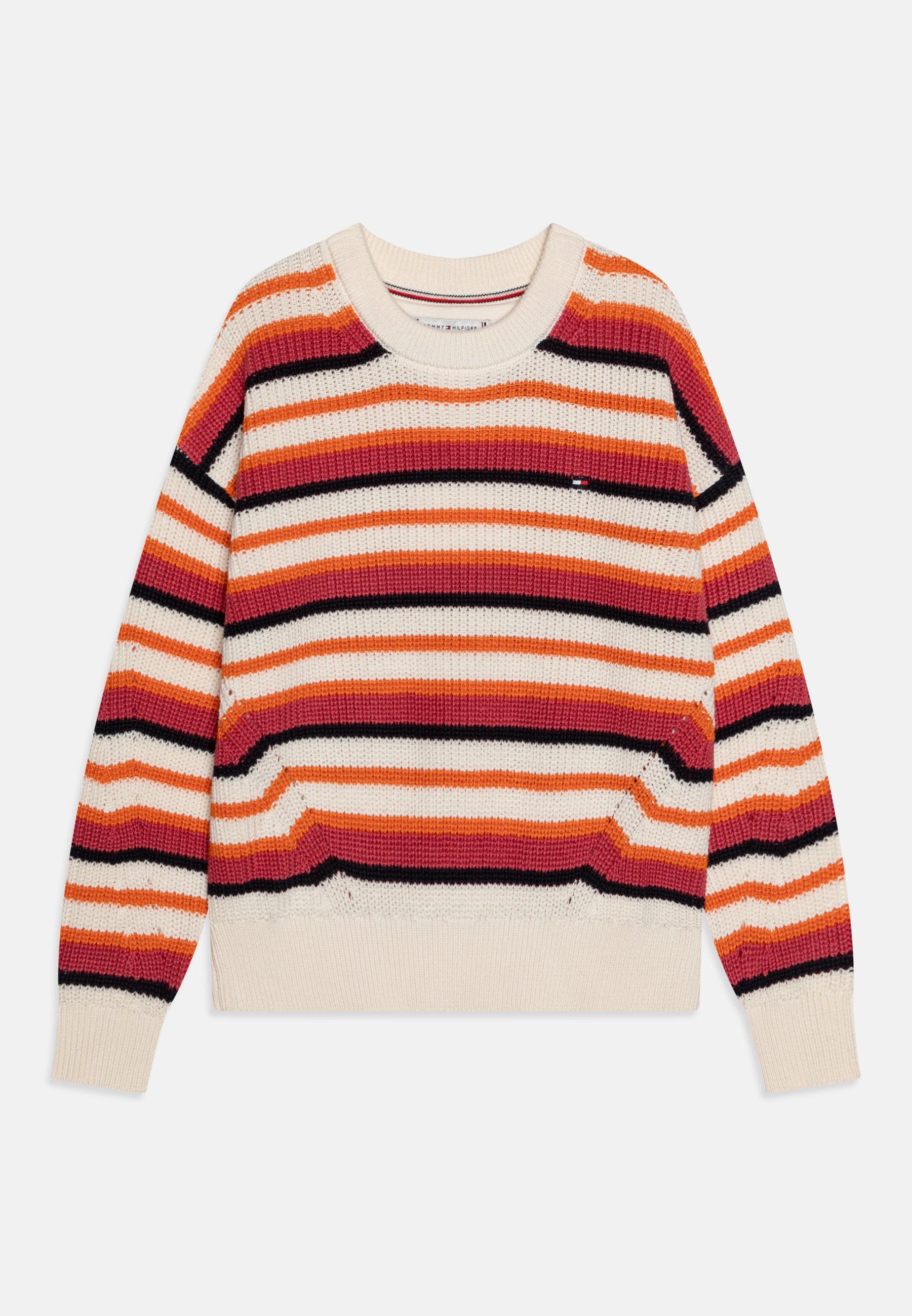 Tommy Hilfiger ESSENTIAL STRIPE Strickpullover ancient white