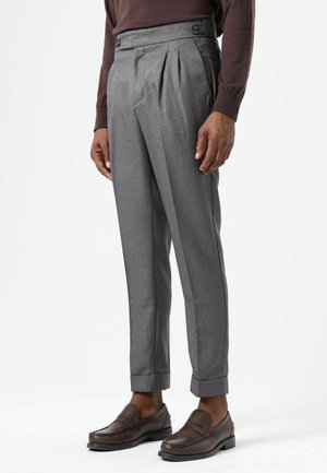 HIGH WAIST - Broek - anthracite