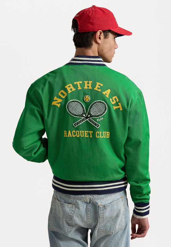 TENNIS-INSPIRED TWILL JACKET - Bomber Jacket4