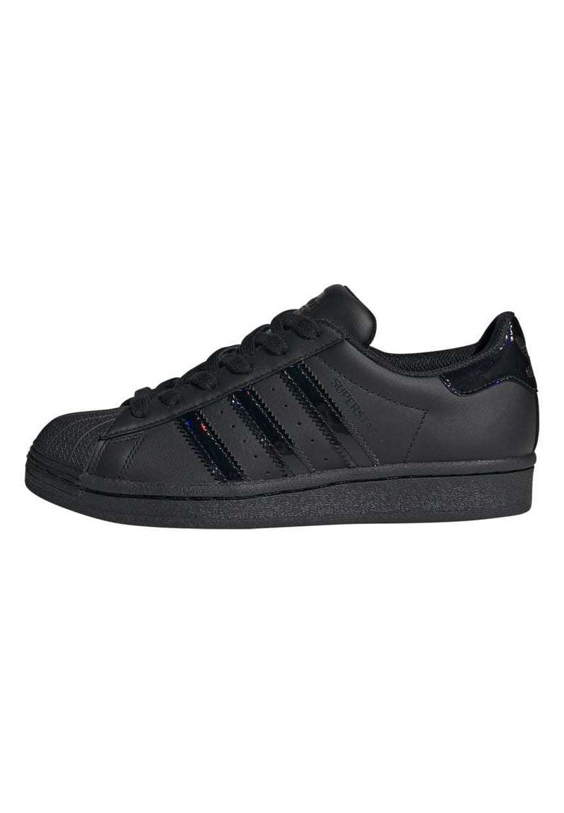adidas super star black