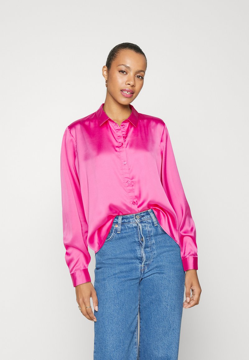 JDY - JDYFIFI SHORT - Skjorte - ibis rose, Forstørre