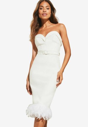 Koktailové šaty/večierkové šaty - white