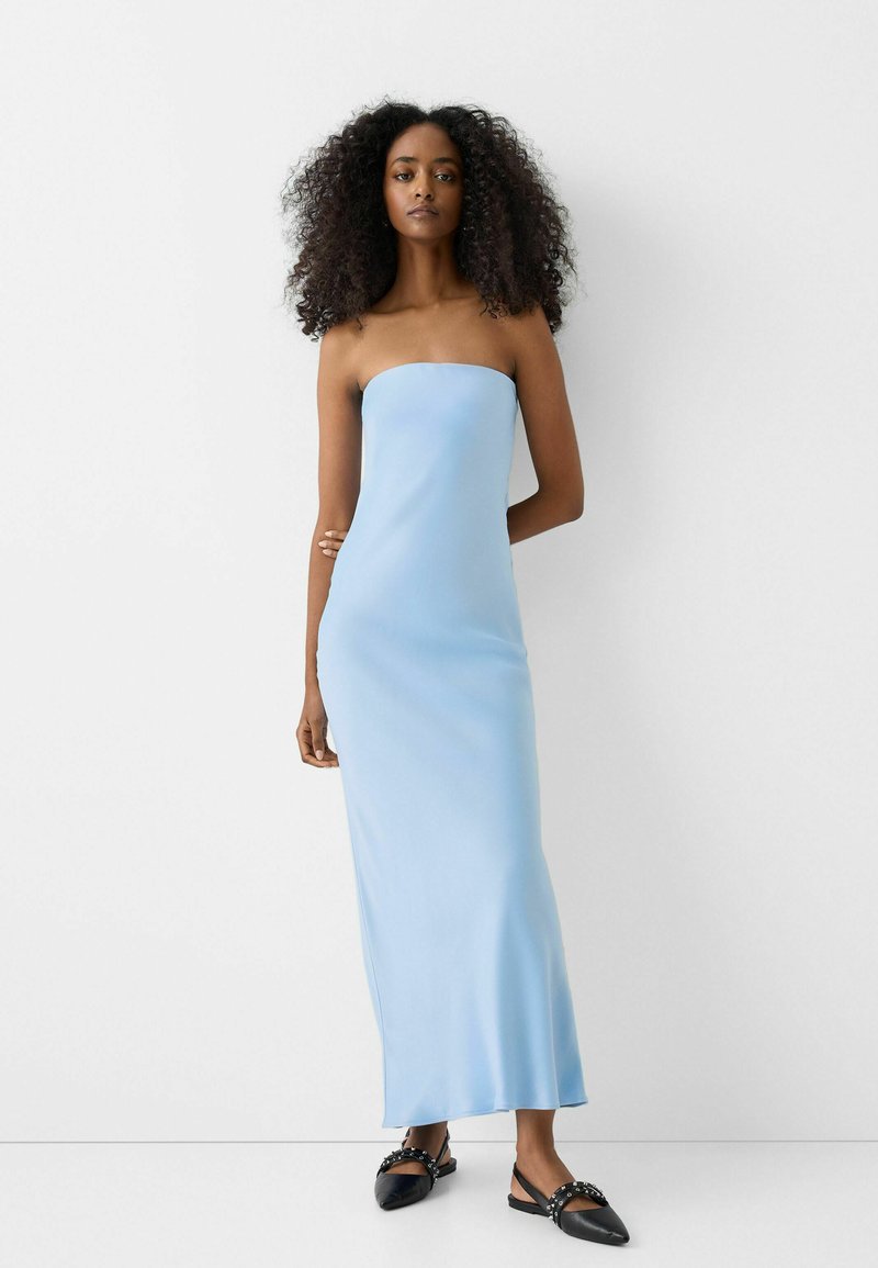 Bershka Maxi-jurk blauw gemêleerd