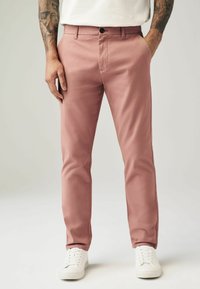 Next - SLIM FIT STRETCH - Vászonnadrágok - pink Miniatűr kép 1