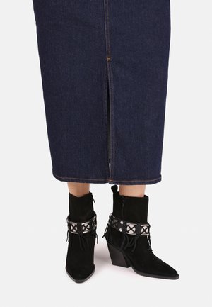 NEW KOLE - Stivaletti texani / biker - black