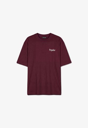 Pegador, PEGADOR OVERSIZED T-SHIRT DEVA - T-shirt print - rot