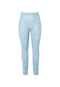 Ulla Popken WAVE PRINT Leggings ice green/turchese