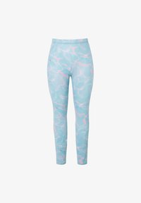 Ulla Popken WAVE PRINT Leggings ice green/turchese