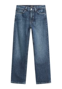 HIGH-WAISTED  - Straight leg jeans - blue