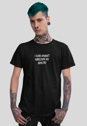 POP CREATURE APATHY - Camiseta estampada - black