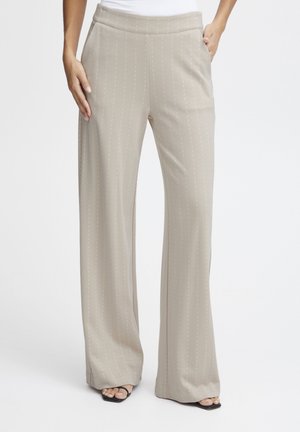 IHRUTI WIDE  - Trousers - doeskin