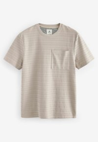 Next TEXTURED - REGULAR FIT - Pyžamová sada - stone natural navy blue