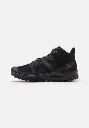 OUTLINE PRISM MID GTX - Scarpa da hiking - black/quiet shade/quarry