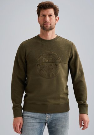MIT GROSSEM ARTWORK - Sweatshirt - olive night