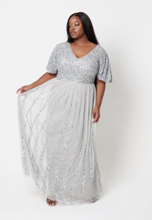 EMBELLISHED SEQUINS - Ballkleid - grey